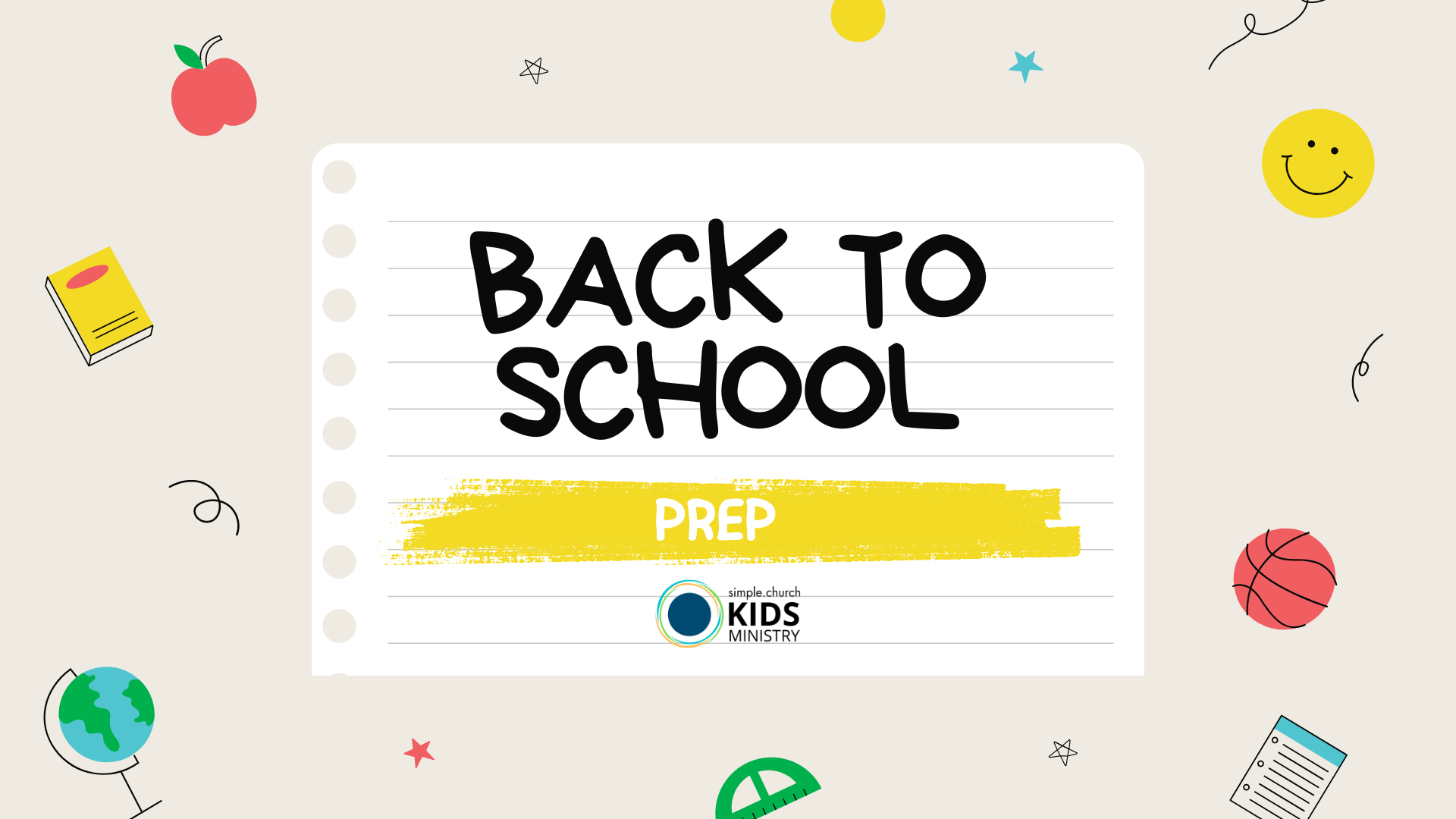 Back to School Prep | Simple Church